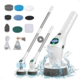 מברשת קרצוף חשמלית עם 8 ראשים שונים